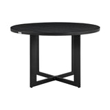 Cayman - Outdoor Patio Round Dining Table - Black
