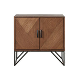 Krista - Accent Cabinet With Magnetic Doors - Brown