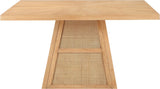 Fenwick - Cane Oak Veneer And Solid Wood Dining Table