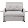 Versatile Pull Out Sofa Sleeper 3 In 1 With Wing Table & USB Charge, Compact Design