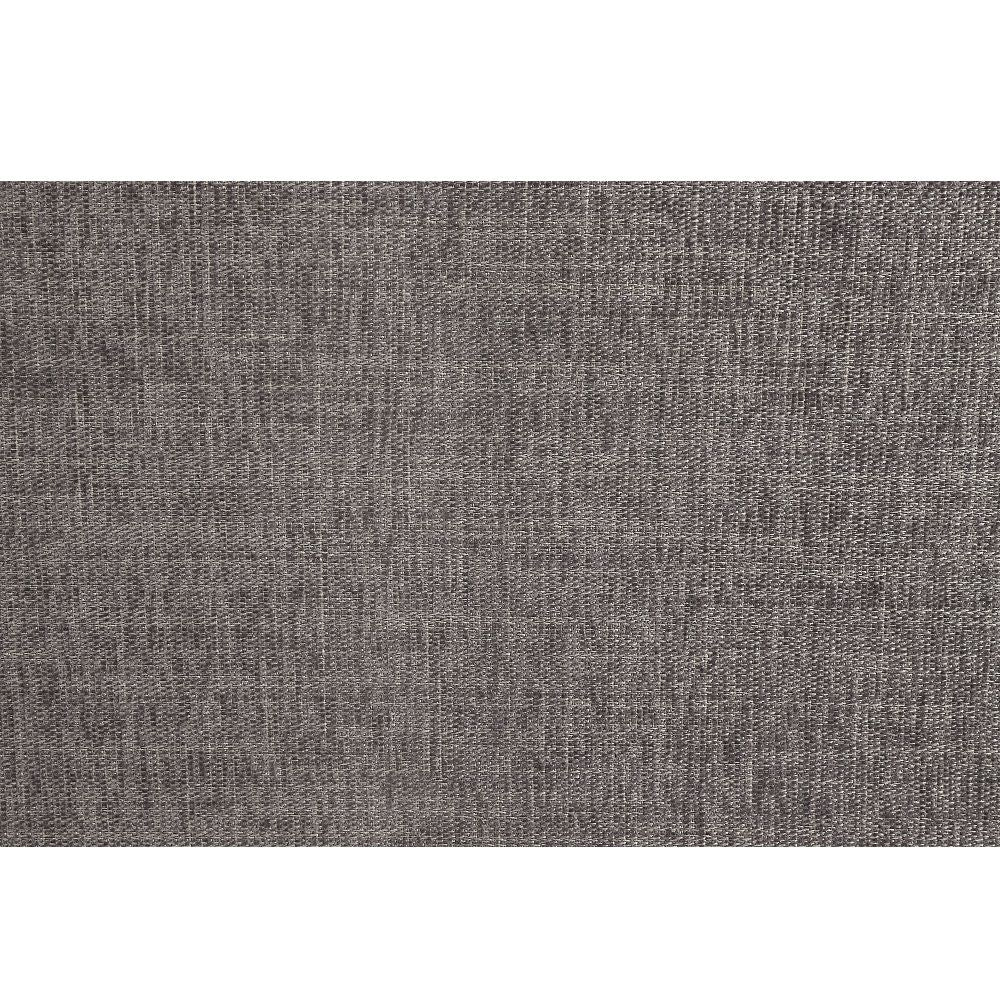 Florian - Sofa With 4 Pillows - Gray Fabric & Antique White