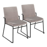 Dutchess - Dining Chair (Set of 2) - Black Metal