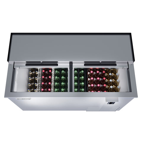 50 in. Commercial Bottle Cooler in Stainless-Steel with Built-In Opener, ETL Listed, 14 cu. ft. (KM-BOC50-SS) No rating value Same page link.   (0) Write a review