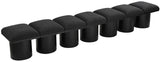 Pavilion - 7 Piece Modular Bench With Black Base