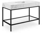 Marmo - Engineered Marble Bathroom Vanity With Black Base