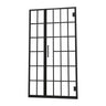 Frameless Pivot Shower Door With Pattern Glass, Open Entry Design