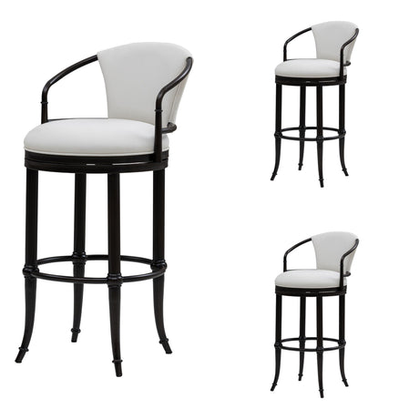 Otis - Upholstered Swivel Bar Height Barstool