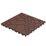 Stone Texture Patio Deck Tiles, Diy Module Interlocking Decking Floor Tiles