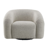 Irma - Chair With Swivel - Gray Boucle
