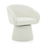 Modern Swivel Accent Chair With Ergonomic Barrel Design