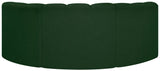 Arc - Boucle Fabric 3 Piece Modular U-Shaped Sofa