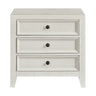 3 Drawer Nightstand With USB Charging Port