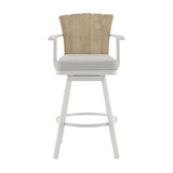 Hazel - Outdoor Patio Swivel Counter Stool Set
