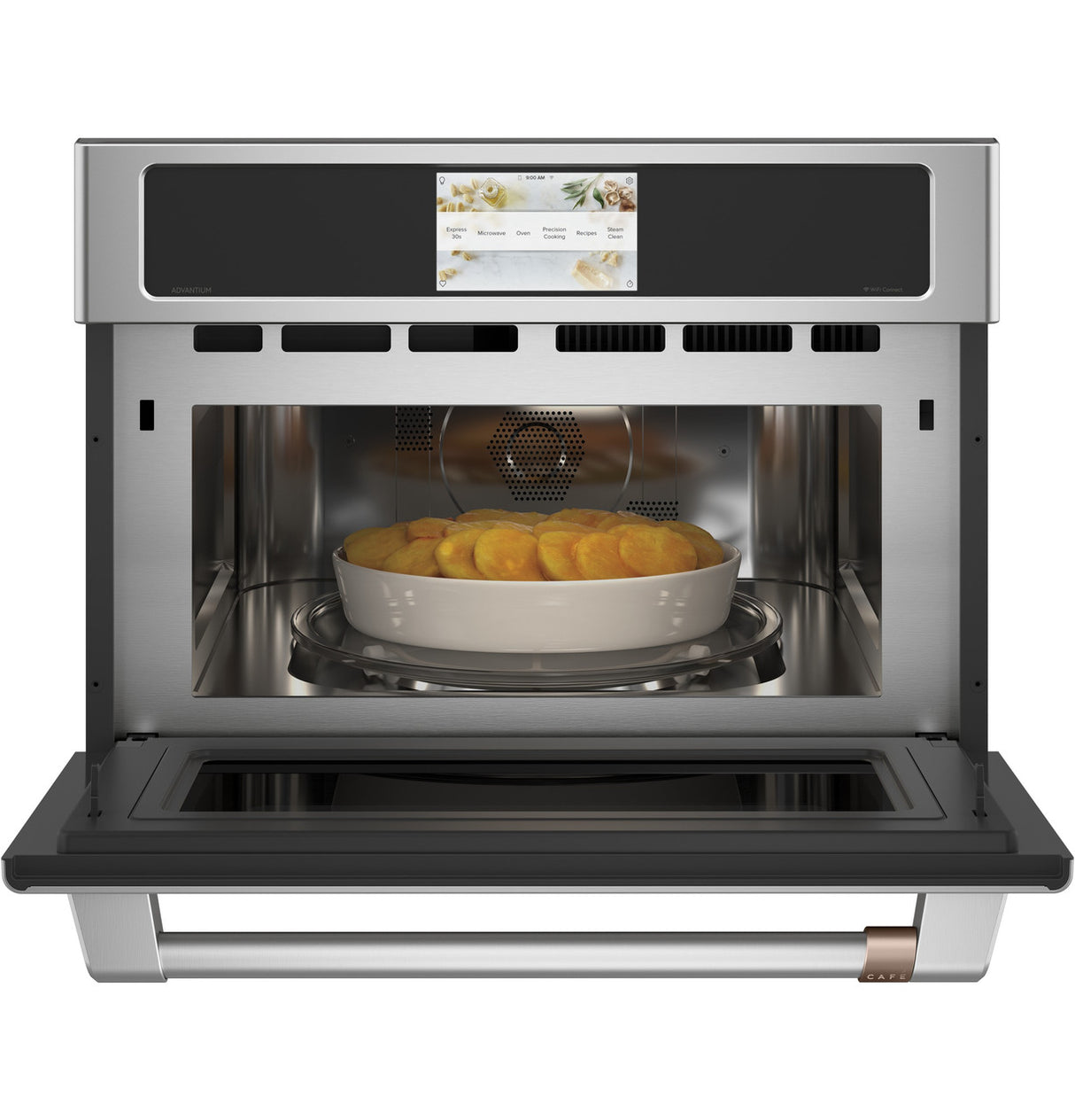 Café 30 in. Single Wall Oven with Advantium Speedcook Technology, Stainless Steel - CSB912P2VS1
