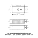 Sink - Apron-Front Reversible Single Bowl Kitchen Sink With Smooth And Ribbed Finishes - White