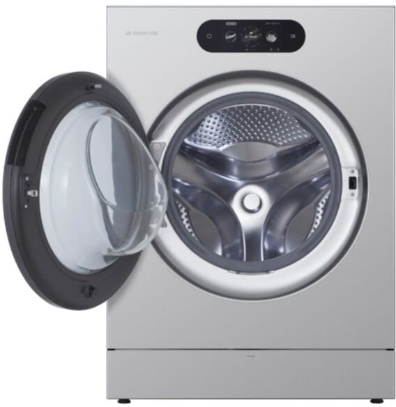 LG SIGNATURE DLGX9901S gas dryer drum interior