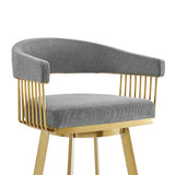Chelsea - Swivel Fabric Stool