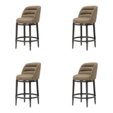 Eunice - Faux Leather Upholstered Swivel Counter Height Barstool
