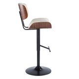 Lombardi - Adjustable Barstool (Set of 2) - Black Base