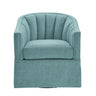 Solitude - Skirted Swivel Accent Chair With Hemp Like