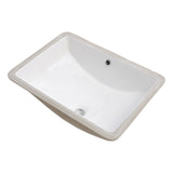 Modern Ceramic Undermount Bathroom Sink With Overflow, High Quality