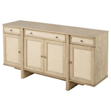 Kimpton - 4 Door Sideboard Buffet Cabinet - Beige