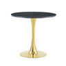 Round Dining Table & Thickened Top For Kitchen