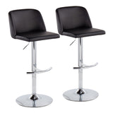 Tintori - Bar Stool With Footrest Set