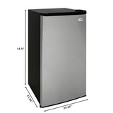 21 in. Convertible Refrigerator/Freezer 4.2 cu. ft. in Silver (KM-RUF-42C)