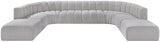 Arc - Boucle Fabric Modular Sectional