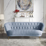 Bayram - Sofa - Light Gray Velvet
