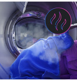 GE Profile PFD87GSSVWW gas dryer — detail view