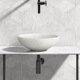 Bathroom Vessel Sink, Circular Design