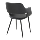 Margarite - Dining / Accent Chair - Black Metal (Set of 2)