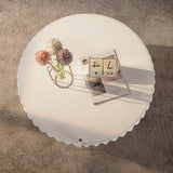 Fluted Storage Table With Lift Off Lid