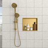 Stainless Steel Shower Niche With Seamless Design For Bathroom Storage