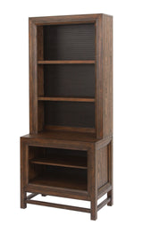 Bookcase Pier, 2 Tone - Brown