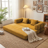 Convertible Sofa Bed With Removable Pillows