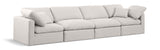 Indulge - Linen 4 Seat Modular Sofa