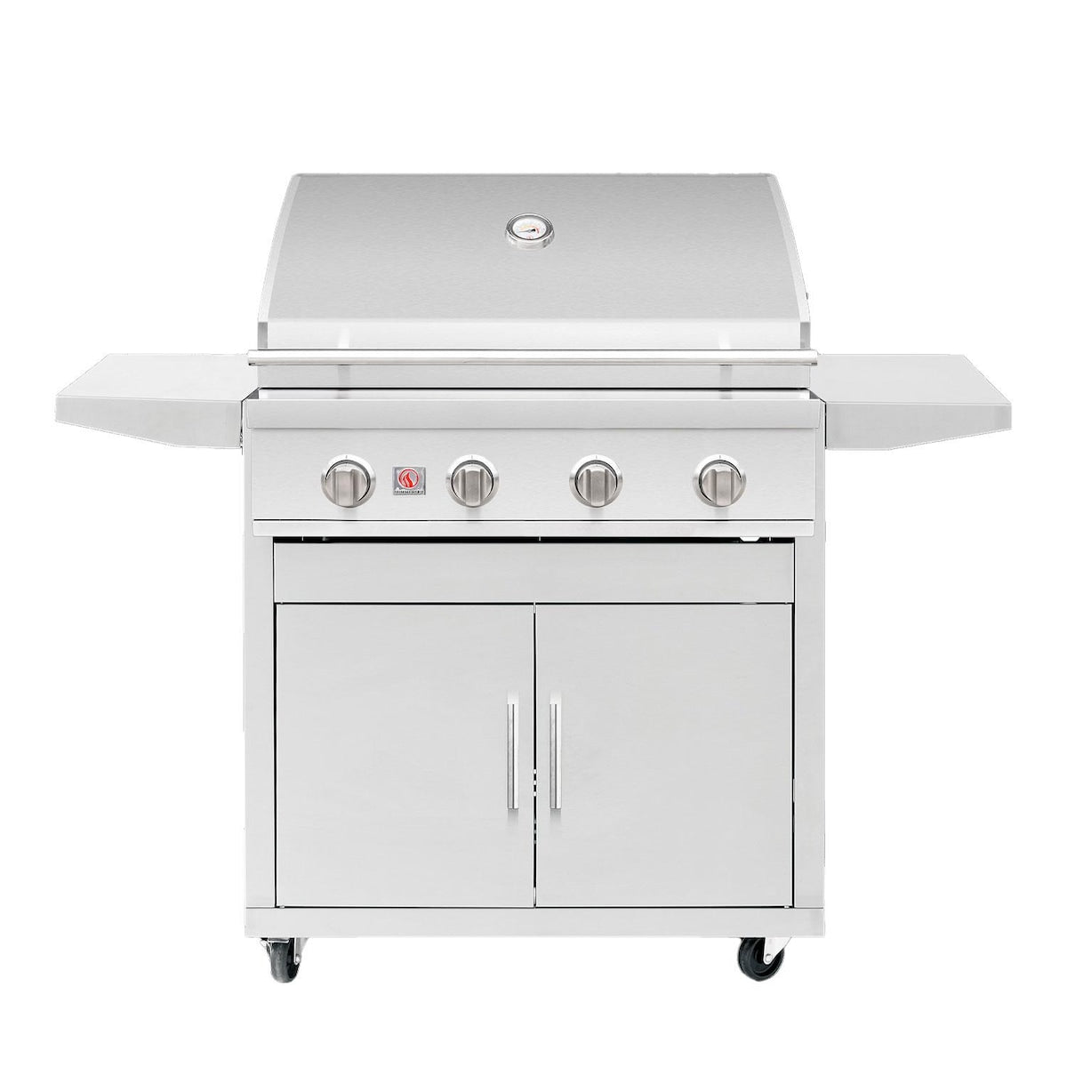 Summerset Sizzler 32-in 4 Burner Freestanding Natural Gas Grill w/ Rear Infrared Burner
