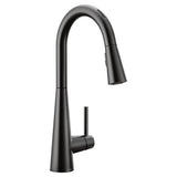 Moen M7864EVBL "Sleek" Pull-Out Spray Kitchen Faucet