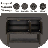 Haddie - Server - Distressed Walnut