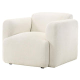 Dorset - Fabric Upholstered Round Track Arm Accent Chair