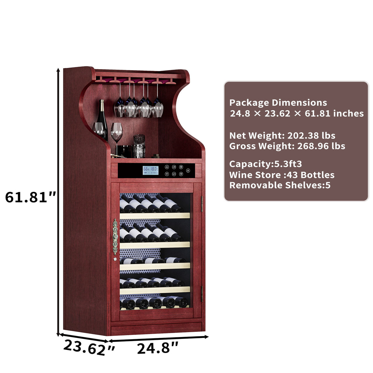 Hearth And Haven W3353P464187 Wine Cooler - image 3
