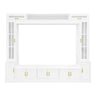 Wall Unit Entertainment Center With Bookshelves For TVs Up To 80"