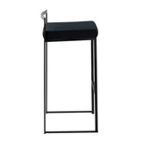 Fuji - Stackable Barstool - Black Metal