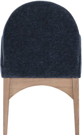 Waldorf - Chenille Dining Arm Chair With Natural Legs