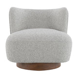 Lisa - Accent Chair - Gray Tweed