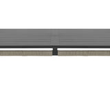 Zella - Rectangular Dining Table - Charcoal / Light Gray