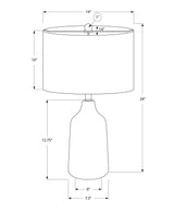 Lighting, Table Lamp, Concrete, Contemporary